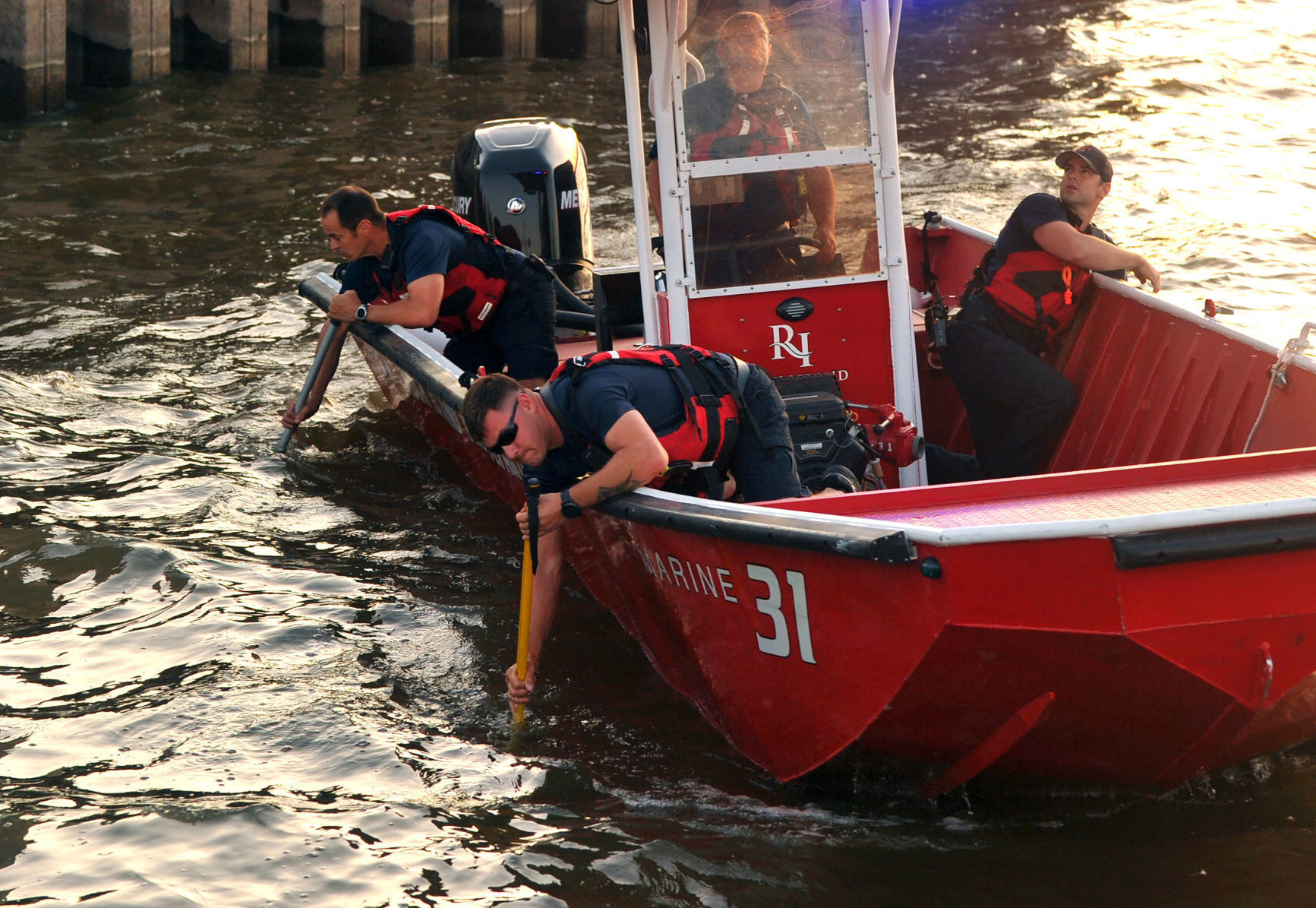River search and rescue at Schiebert Park in Rock Island